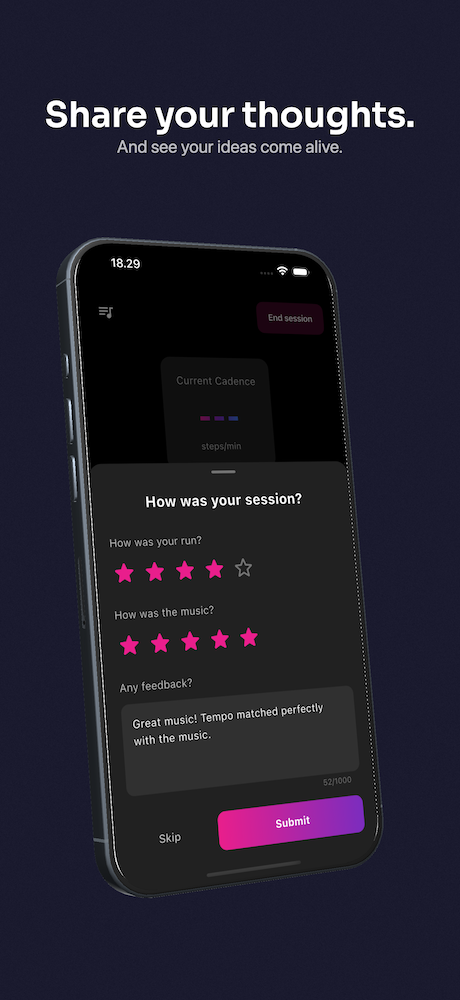 Share your thoughts and feedback